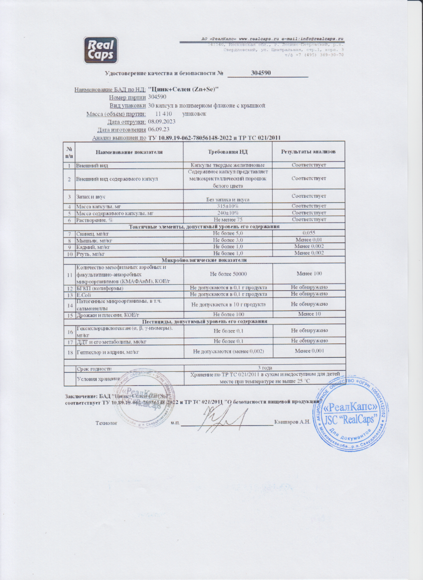 Паспорт №092023